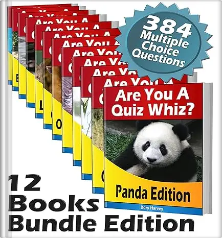 Are You A Quiz Whiz? 12 Animal Quiz Books Bundle Edition