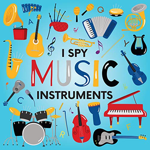 I Spy Music Instruments: A Fun Guessing Game Picture Book for Kids Ages 2-5, Toddlers and Kindergartners  