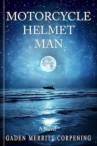 MOTORCYCLE HELMET MAN