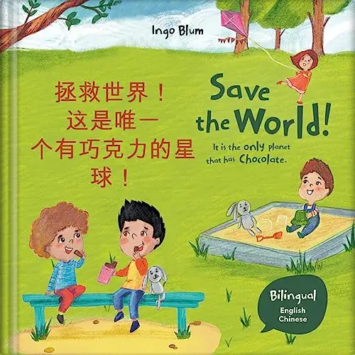 Save The World! It's The Only Planet That Has Chocolate - 拯救世界！ 这是唯一 个有巧克力的星球！: Bilingual Children's Book in English and Chinese - Chinese Kids Book 